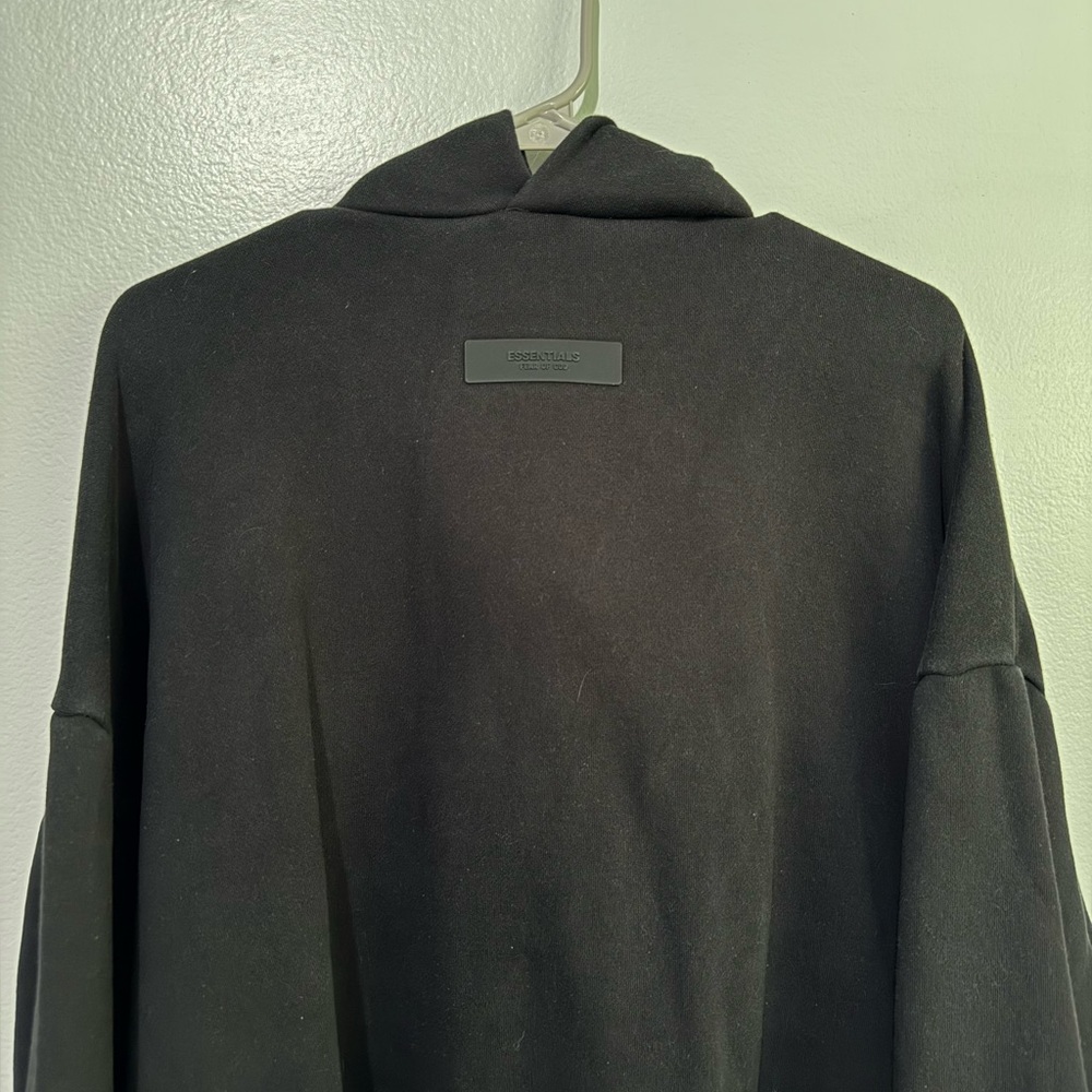 Essentials black hoodie